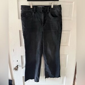 Wit & Wisdom Charcoal Frayed Hem Jeans